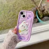 Silicone Phone case Cute cartoon buck Tooth Rabbit Suitable for iPhone 14 13 12 Pro max 11 14plus plus Anti-fall Cases