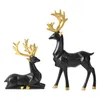 Objetos decorativos Figuras 2 PPC Estatuas de figuras de renos