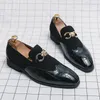 Boots Autumn Green Loafers Men Slip on Nubuck Leather Luxury Brand Thick Bottom Pointed Toe Fashion Designer Shoes Casual 230323