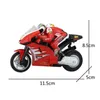 Motocicleta RC RC RC RC RECONETO REMOTO ELETRICO RED ROAD ROAD ROAD ROAD MOOTBIKE 2 4GHz para meninos 230323