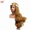 Mannequin Heads 24" Mannequin Head High Grade 80% Real Hair Hairdressing Head Dummy Nice Dolls Blonde Long Hair Training Head With Shoulder 230323