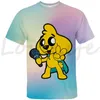 T-shirts masculinos Funny Mikecrack T-shirt crianças 3D Cartoon Camise