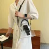حلوى الأزياء أنثى النساء مصممة PVC شفافة بسيطة الكتف حقائب اليد Messenger حقيبة الصيف الصيف