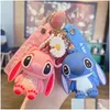 Cell Phone Straps Charms Cartoon Pvc Keychains Doll Key Ring Pendant Car Bags Ornaments Drop Delivery Phones Accessories Dhyhv