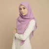 Schals 36 Farben Malaysia Turban 110 110 cm großes quadratisches Chiffon-Hijab-Schal-Kopftuch