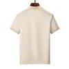 2023SS Modna T-shirt Mężczyzn Casual T Hafted Medusa Cotton Polo Shirt High Street Collar Polos koszule