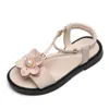 First Walkers Princess Girls Sandals Soft Children s Beach Shoes Kids Flowers Summer Fashion High Quality Sweet 26 36 230323