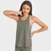 CAMISOS Tanks Shinbene 2in1 Ocean Jacquard Sport Trawout Tank Tops Women Summer Lightweight Running workout V Mouwloze WI ingebouwd in BRA Z0322