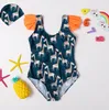 Meisjes zwempak één-stuks kinderen zwemkleding zwemkinderen Backless Bikini pasgeboren baby één stuk badpak