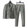 Nowe męskie garnitury projektant mody Blazery Tweed Groom Tuxedos Noth