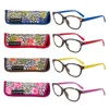 Occhiali da sole EYEGUARD Confezione da 4 occhiali da lettura unisex HD di alta qualità Lettori con cerniera a molla colorati alla moda