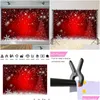 Party Decoration Christmas Backdrop Birthday Pography Background For Po Studio Pophone Red Children Drop Delivery Home Garden Festiv Dhhl5