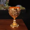 30 ml Retro Metal Glass Europeisk stil Emed Brandy White Spirit Glassar Alolly Small Wine Cup High-End Carving Liquor Cups