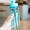 Bouteille d'eau sans BPA 650 ml tasse d'eau Sport bouteille d'eau Portable tasse d'eau PET conteneur d'eau anti-goutte extérieur corde cadeau tasse Drinkware P230324