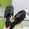 Diseñador Mujer Sandalias chanclas Zapatillas de playa Zapatilla elegante Moda Clásicos Sandalia Zapatos planos