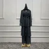 Etnische kleding Chiffon Robe Longue Kimono Femme Musulmane Open Abaya Dubai Turkije Islam Arabische moslimjurk Abayas voor vrouwen Caftan Marocain 23032444