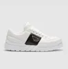 Casual praddas pada prd Perfect Brand Walking Padded Nappa Men Sneakers Shoes White EU38-46.BOX Black Leather Trainers Light Outdoor Trainers Men's 4F7V