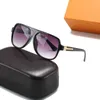 2023 Designer-Sonnenbrille in Übergröße, quadratisch, für Herren und Damen, hochwertige UV-Schutz-Sonnenbrille, hergestellt in Italien, mit Box