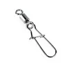 Fishing Hooks 50pcs Fishing Accessories Eight-ring Connector Stainless Steel Snap Fishhook Swivels Tackle for Hooks Fishing 2/4/6/8/10/12/14# P230317