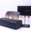 Dita Dita New Men's and Women's同じファッションワンピースサングラス日焼け止め眼鏡リムレススリムカジュアルグラス7395 KAD9