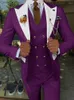 Costumes pour hommes Gwenhwyfar Mint Green Groom Male Wedding Prom Costume Slim Fit Tuxedo Mens Formel Business Work Wear 3Pcs (veste pantalon gilet)