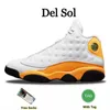 Retro 13s mens basquete sapatos Jumpman 13 Universidade Francês Bravo Azul Del Sol Obsidian Flint Starfish Black Cat Bred Court Roxo treinadores masculinos tênis ao ar livre