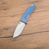 Fabrikspris G3512 Pocket Folding Knife 8Cr18Mov Satin Drop Point Blade Rostfritt stål Handtag utomhus Camping EDC Pocket Mapp Knives