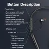 Cell Phone Earphones EARDECO 180 Hour Endurance Bluetooth Headphone Bass Wireless Headphones with Mic Stereo Neckband Sport Headset TF Card 230324