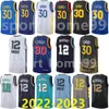 Men Basketball 30 Curry 12 Ja Morant Jerseys City edition editio 2023 Season Breathable Sleeveless mesh Jersey