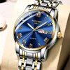 Montres-bracelets BELUSHI Top marque montre hommes en acier inoxydable affaires Date horloge étanche montres lumineuses hommes de luxe Sport Quartz montre-bracelet 230324