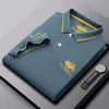 2023 Nieuwe Herenpolo Premium Halve Mouw Top Klassieke Luxe Zakelijke Korte Mouw Geborduurde Heren T-shirts Polo's