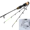 Boat Fishing Rods 58cm Winter Ice Fishing Rods 2 tips Spinning Rod Carbon Fiber Ice pole Ultra-light Carp Fishing 230324