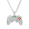 Game Console Hangers Iced Out Chain Bling CZ Goud Zilver Kleur Mens Hip Hop Rock Ketting Sieraden Kids Jongen 201013