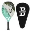 Tennisracketar INSUM Beach Professional Full Carbon Fiber EVA Super Soft with Balls Cover Bag 230324