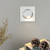 Lâmpadas de parede Luzes LED nórdicas incorporadas 3W Ângulo ajustável Reading Reading Sconce Bedroom Bedido Estudo Spotlight