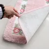 Tapijt pastoraal stijl badmat multi -maten badkamer keuken tapijten set anti slip deurmat doucheruimte toilet tapijten vloerruimte decor kussen 230324