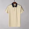 Heren polo designer vrije tijd poloshirt commerce luxe polo's zomer buitenshuis Klassieke G-t-shirt met korte mouwen Superieure zin top