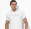 Polo da uomo firmata Pony Ricamo Abbigliamento T-shirt Collo alto Casual Top filettato traspirante