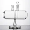 14mm Female Joint Glass Bongs Infinity Waterfall Hookahs 7Inch Invertible Gravity 4mm Thickness Water Pipes with Bowl Oil Dab Rigs XL2061