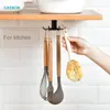 Kitchen Storage & Organization Organizer And Bathroom Supplies Rotatable Rack Cooking Accessories Cabinet Hanger Hook Up Cupboard Shelf Hold