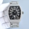 Diamond Watch Mens Автоматические механические часы Luminous 44x54 мм Полные из нержавеющей стали. Производительные часы сапфировые водонепроницаемые подарки Montre de Luxe