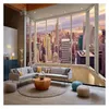 Tapety Dostosowane tapety Urban Street Krajobraz Mural Mural Extension Expect Family Business Decoration Decoration Rozmiar