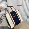 Women Canvas Tote Designer Cross Body Shoulder Bags 2 Storlek Kvinnor Handväska Fashion Letter Shopper Totes Big Capacity Handväskor