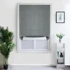 Curtain Self-Adhesive Pleated Blinds Half Blackout Windows Curtains For Kitchen Bathroom Balcony Shades Coffee/Office Window 2023