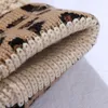 Beanies Beanie/Skull Caps Beanie Hat For Women Men Winter Knitted Autumn Leopard Outdoor Crochet Wool Warm Bonnet Cap Female Hats Girl