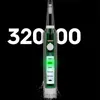 最新の電気歯ブラシUSB充電充電式ソニック歯ブラシ防水歯クリーナー大人の歯ホワイトナー付き4PCS交換ヘッドドロップシッピング
