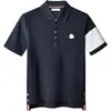 Man Polo's Shirts casual Zomer T-shirt Tees Designer Polo Hals Gestreepte Korte Mouwen TeesTops M-4XL