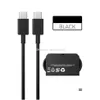 Cavi per telefoni cellulari 1M 3Ft Caricabatterie per cavo di tipo C Micro USB per Samsung Huawei Htc Xiaomi Telefoni Android Drop Delivery Accessori Dhkoi