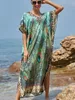 Womens Swimwear Easy Dry Beach Cover Up Ret Plage Vestido Playa Beach Pareo Swimsuit Cover Up Beachwear Wathing Suit Women Maxi Dress 230323