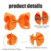 30pcs Kokarki do włosów dla dziewcząt 4 "Big Boutique Bow Aligator Clips Grosgrain Wstążka Hair Akcesoria